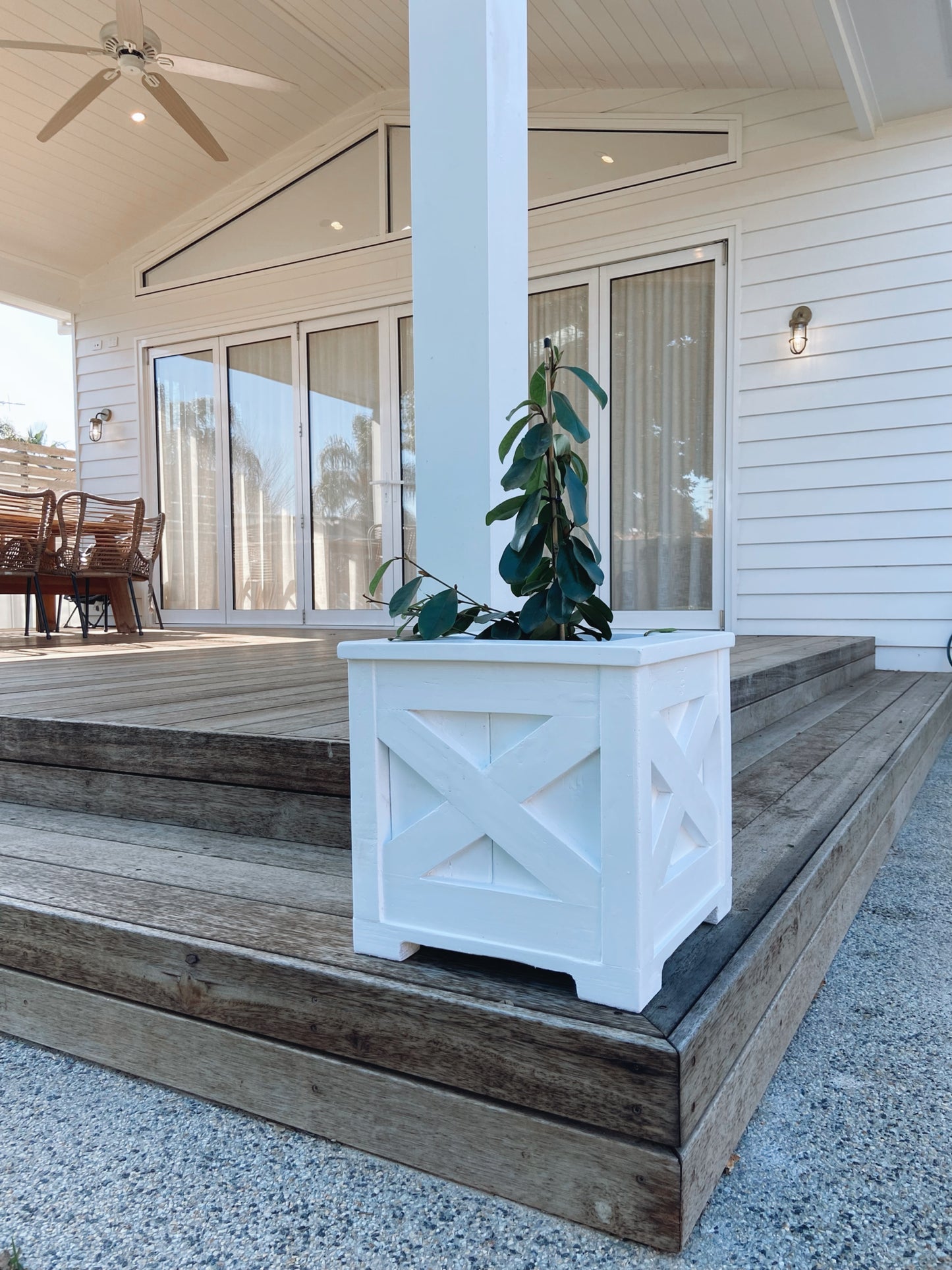 Hamptons Planter Box - Square Mini