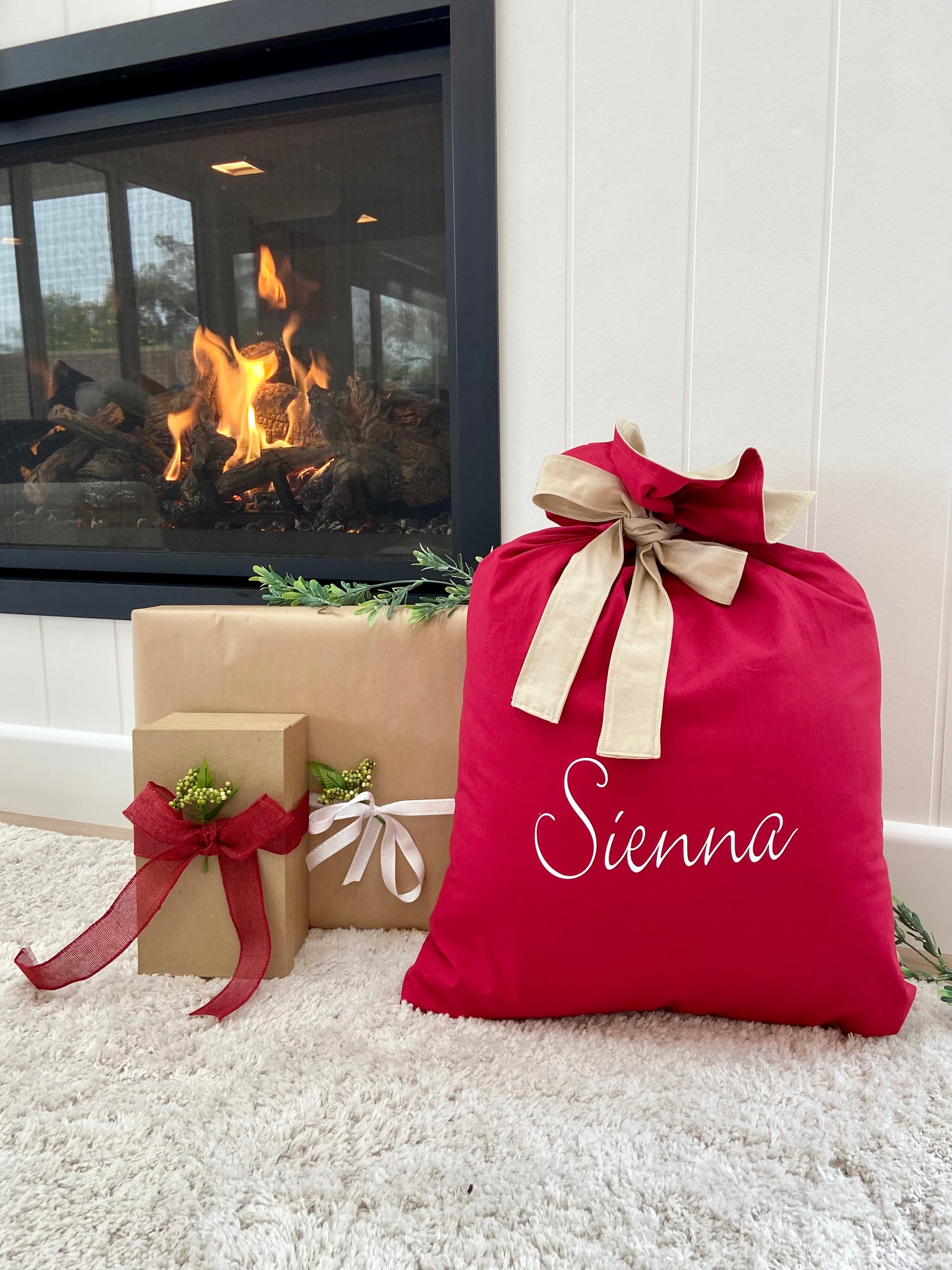 Santa Sack Red