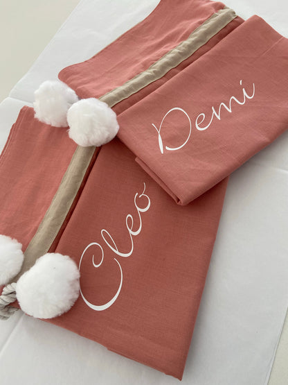 Personalised Santa Sack - CUSTOM COLOUR