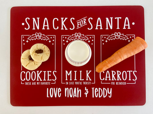 Santa’s Milk & Cookies Board no